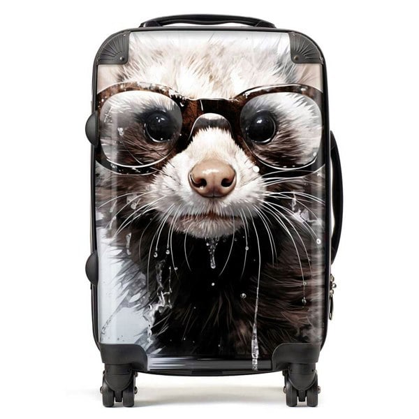 Warren Reed Splashart Ferret Suitcase