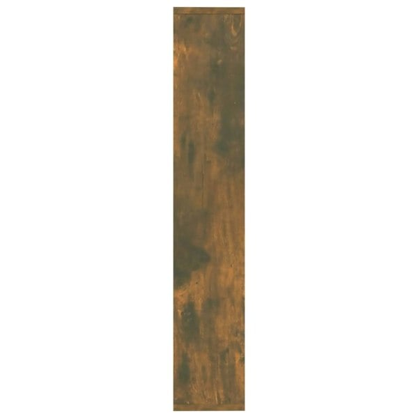 Berkfield Wall Shelf Smoked Oak 36x16x90 cm Engineered Wood