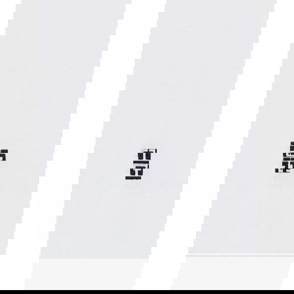 Givenchy Crest Logo T-Shirt   in  White