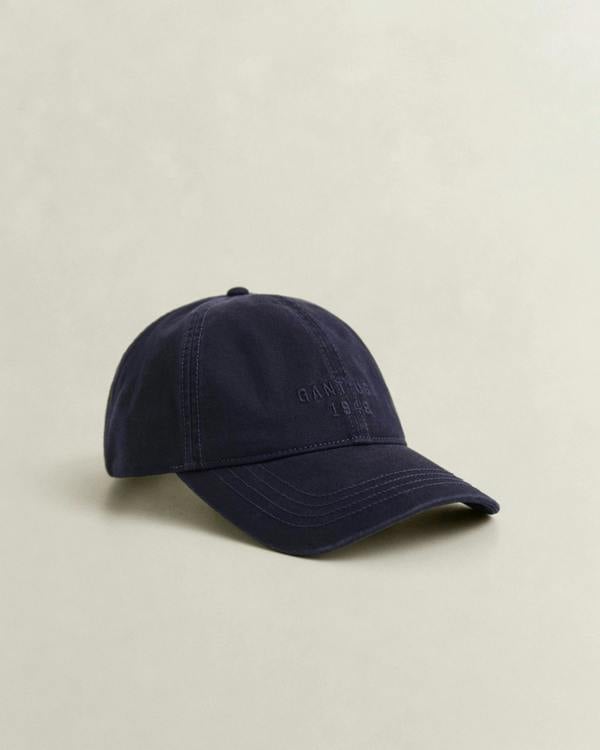 GANT Mens Crest Graphic Cap - 433 Evening Blue | CHO | Designer Mens Caps