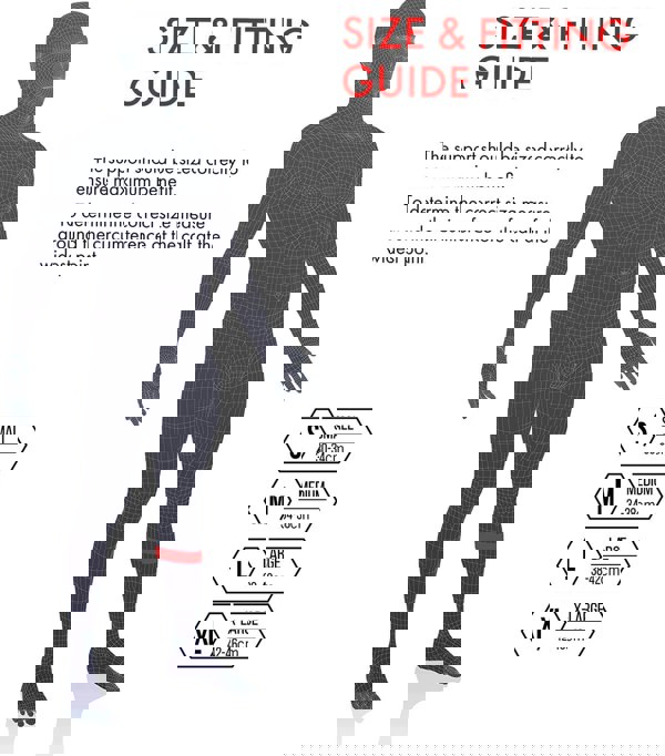 Vulkan Classic Calf Support - Size Guide