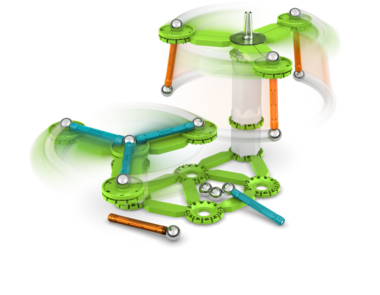 Geomag Mechanics Motion Magnetic Flywheels - 96 Pieces