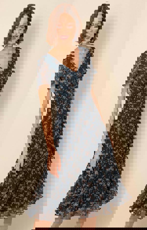 Alie Street London Miranda Dress - Ditsy Navy Floral