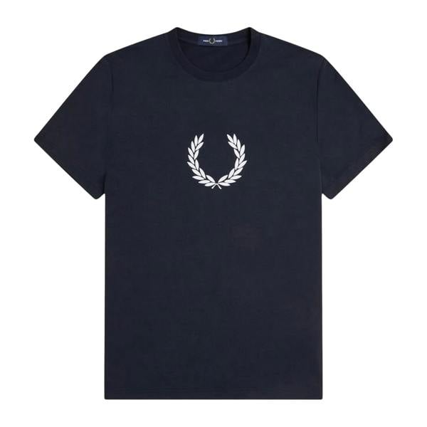 Fred Perry Unisex Adult M8536 608 T-Shirt - Navy Blue - 