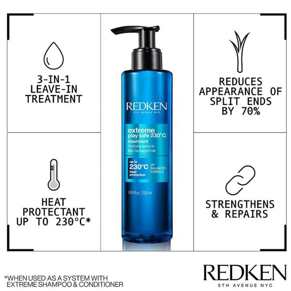 Redken Extreme Play Safe 230 Heat Protection 250ml - Additional 2