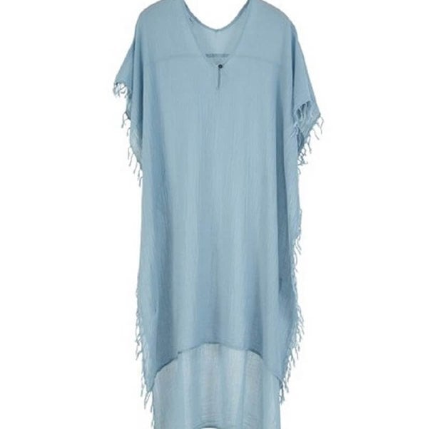 Cotton Kaftan, Blue