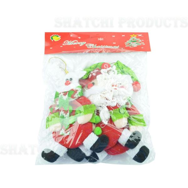 3 Handmade Novelty Teddy Christmas Tree Hanging Decorations, Soft Foam Festive Display Ornaments for Home and Seasonal Styling image 3