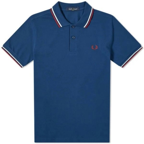 Fred Perry Twin Tipped M3600 588 Polo Shirt - Blue