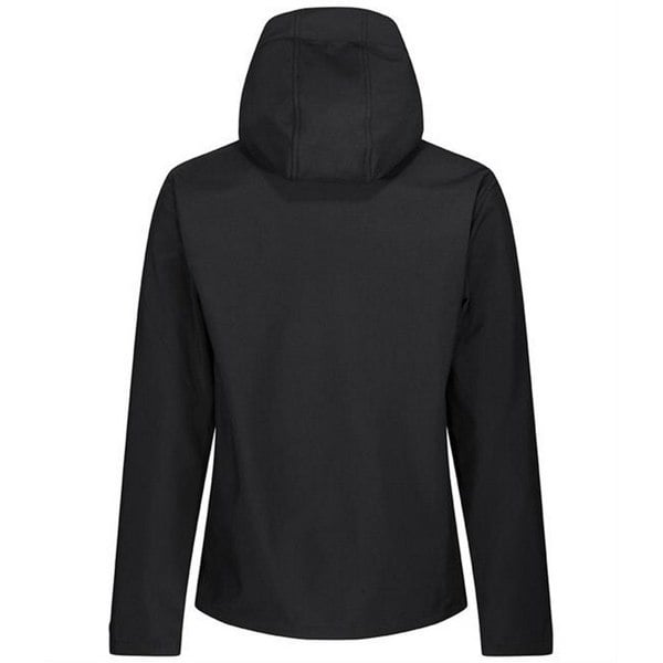 Regatta Men's Venturer Hooded Soft Shell Jacket - Black/Black