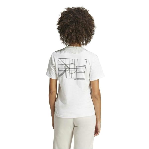 Adidas Womens/Ladies Tiro Country Regular T-Shirt - White - 