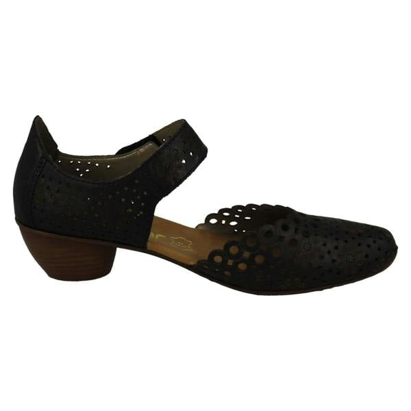 Rieker Ladies Rieker Punched Detailed Summer Shoes 43753