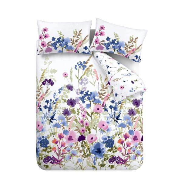 Countryside Floral P/Blue Duvet Cover Set