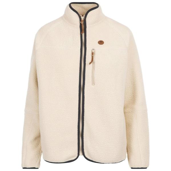 Trespass Womens/Ladies Quake Leather Trim Fleece Jacket - Ghost - 