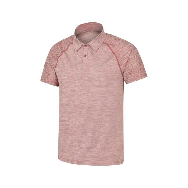 Mountain Warehouse Mens Nova Polo Shirt - Rust - 
