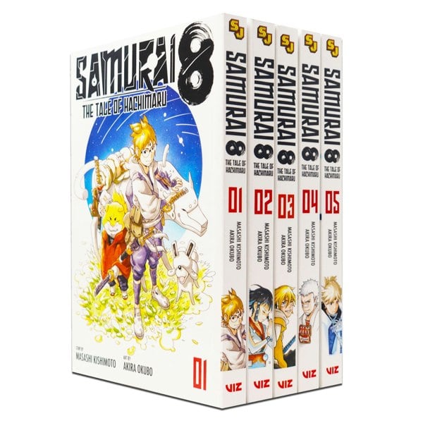 Samurai 8 The Tale of Hachimaru Series Volume 1-5 Books Collection Set