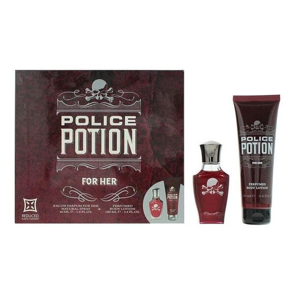 Police Potion Gift Set For Women - EDP 30ml Spray & Body Lotion 100ml