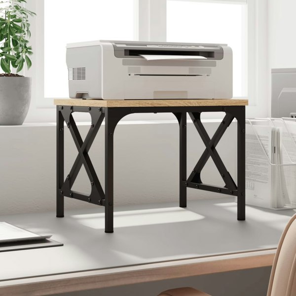 Berkfield Printer Stand Sonoma Oak 40x30x31 cm Engineered Wood