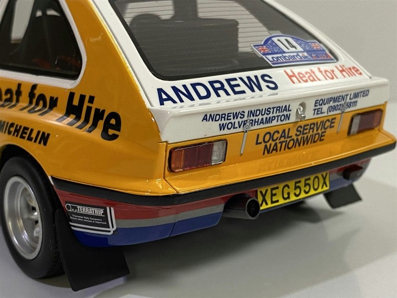 vauxhall chevette gr. b 2300 hsr andrews heat for hire 1:18 otto mobile