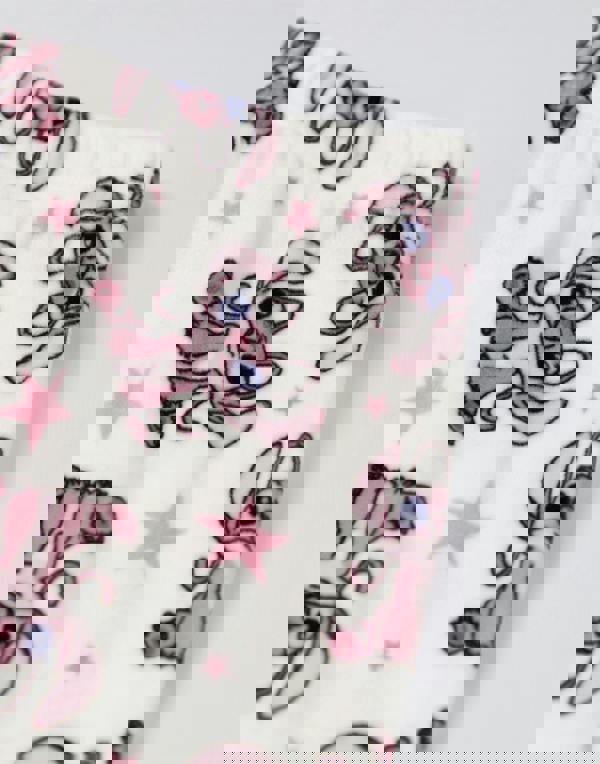 Lilo & Stitch Girls Pink Angel Long Sleeve Long Leg Pyjama Set