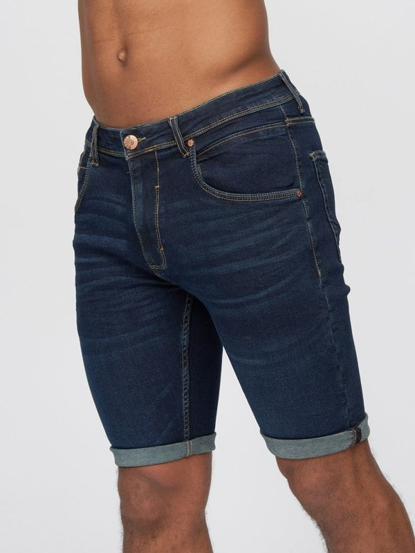 Duck and Cover Mustone Denim Shorts Raw Wash