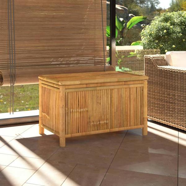 Berkfield Garden Storage Box 90x52x55cm Bamboo