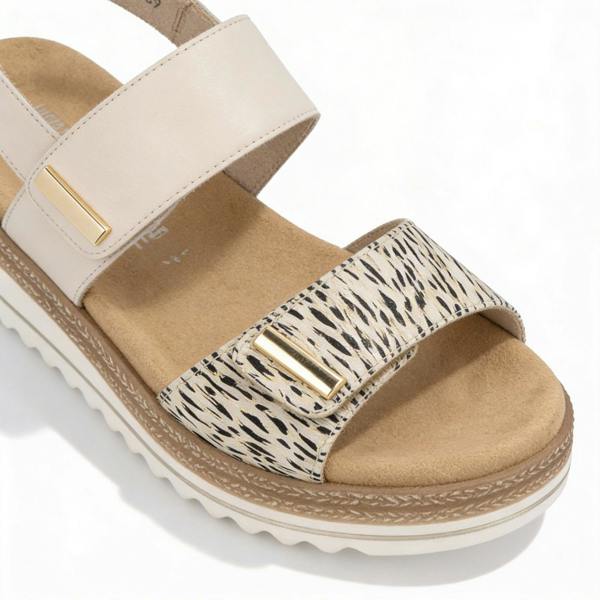 Remonte D0Q59 Slingback Sandals in Light Brown