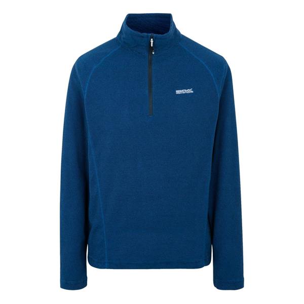 Regatta Great Outdoors Mens Montes Funnel Neck Fleece Jumper - Snorkel Blue/Navy - 