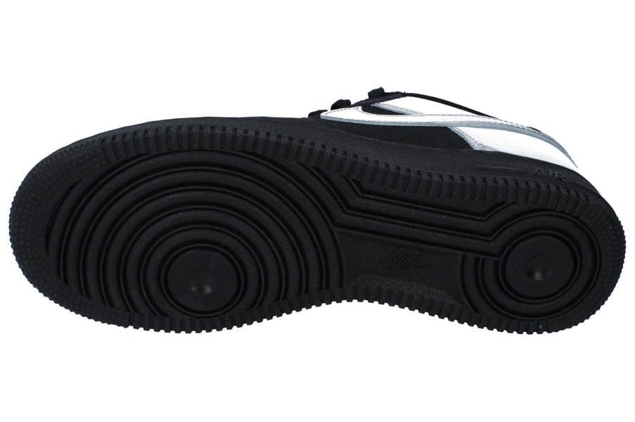 Nike Air Force 1 Low Retro Mens Trainers Hf2885 Sneakes Shoes  001 - Black Chrome Black 001 - Photo 4