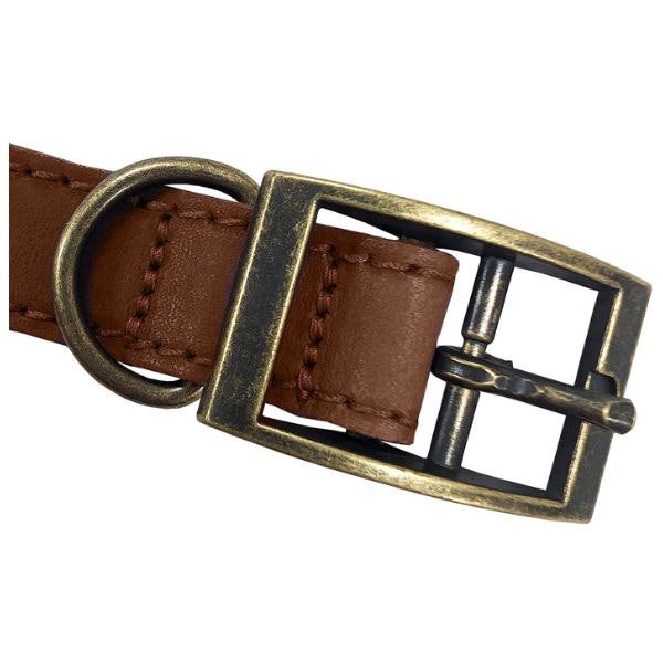 HugglePets Legacy Leather Dog Collar