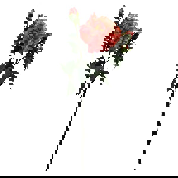 Leaf 6 x 60cm Peony Artificial Flower Pink - 6 flowers 18 buds