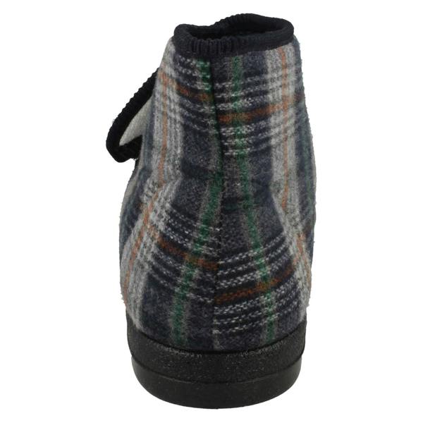 Balmoral Mens Balmoral Patterned Slipper Boot