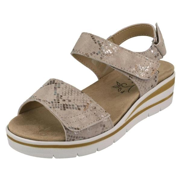 DB Shoes Ladies DB Shoes Casual Sandals With Removable Insole Fan