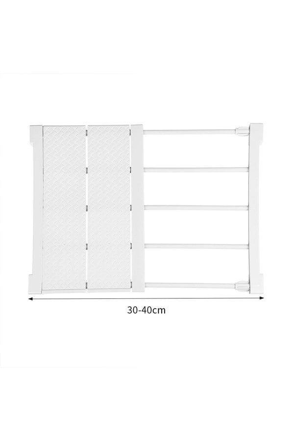 Living and Home Multiuse Scalable Wardrobe Storage Organizer Shelf Extendable Divider Rack
