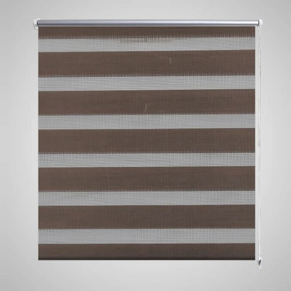 Berkfield Zebra Blind 120 x 175 cm Coffee