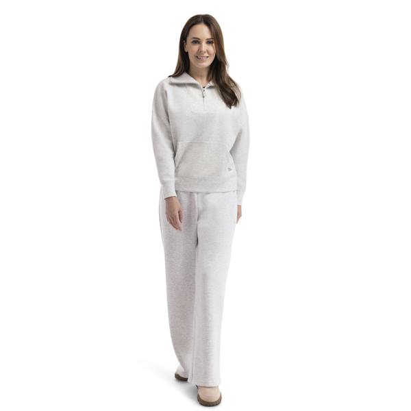 Trespass Womens Jean Half Zip Sweatshirt - Grey Marl
