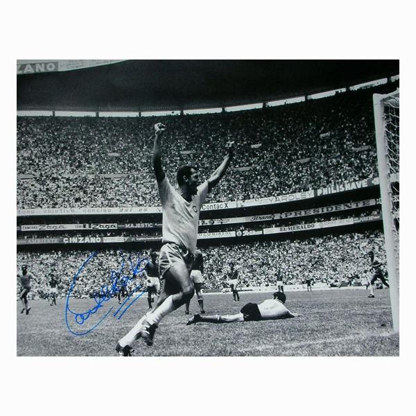 Unbranded Carlos Alberto "Greatest team goal" signed photo — Premium framing