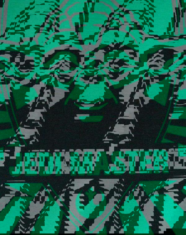 Star Wars Mens Black Yoda Short Sleeved T-Shirt