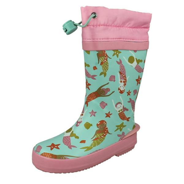 Clarks Childrens Clarks Creature Detailed Toggle Top Wellington Boots Tarri Race