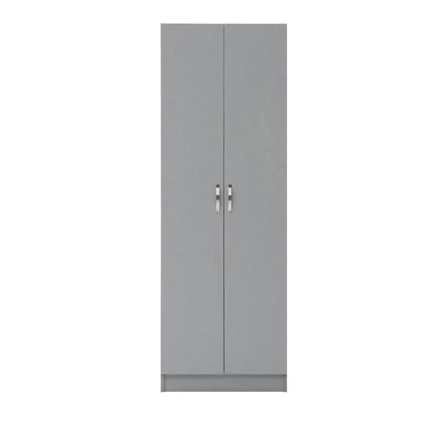 Timber Art Design Modern 2 Door Double Wardrobe with Hanging Rail – Bedroom Storage