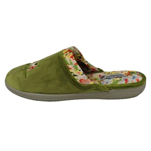 Padders Ladies Padders Wide Fitting Slipper Mules Scotty