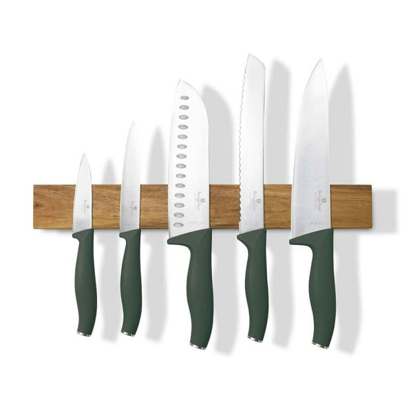 6 pcs knife set Berlinger Haus BH2978 Matte Green