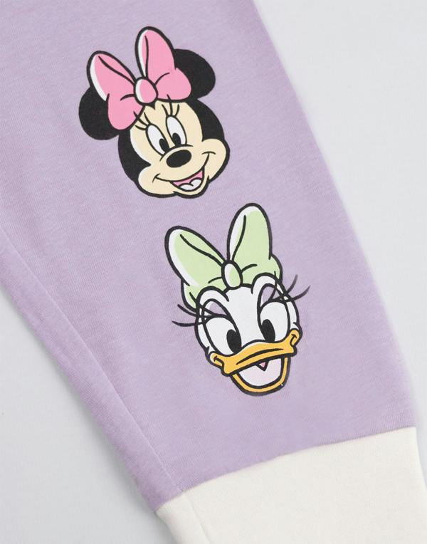 Vanilla Underground Disney Girls Multicoloured Minnie Mouse Multi-Pack of 2 Long Sleeve Long Leg Pyjama Set