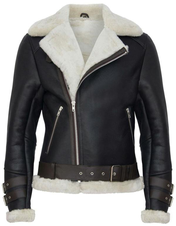 Infinity Leather Mens Sheepskin Leather Biker Jacket-Edmonton