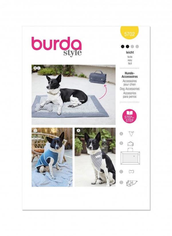 Burda Sewing Pattern 5702 Accessories For Pets, S-M-L - Easy
