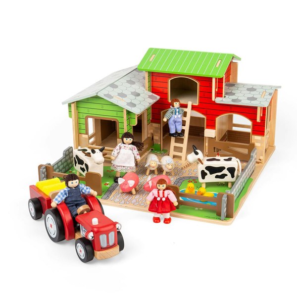 Tidlo TD004 Cobblestone Farm Toy Bundle