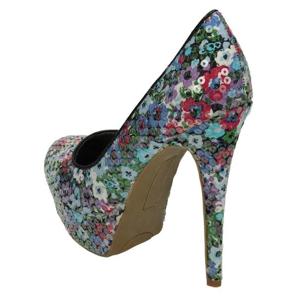 Spot On Ladies Spot On Platform Stilletto Shoe
