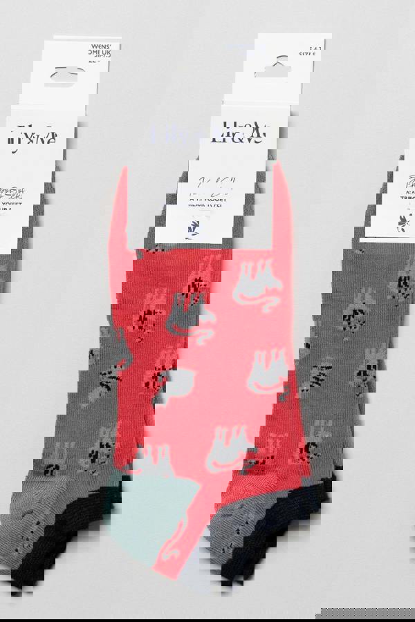 Lily & Me Claudia Cat Trainer Socks and Keyring Giftbox