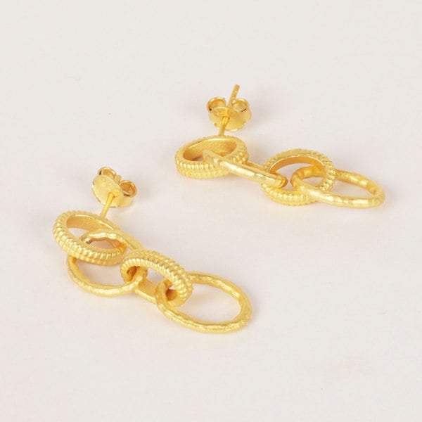 Lila Rasa Daphine Oval Link Earring