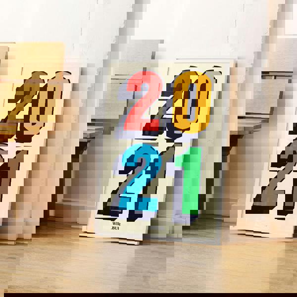 Reign&Hail Personalised Year Print