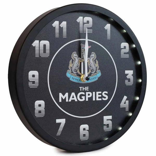 Newcastle United FC LED Wall Clock, Bedroom, Sports, Gift